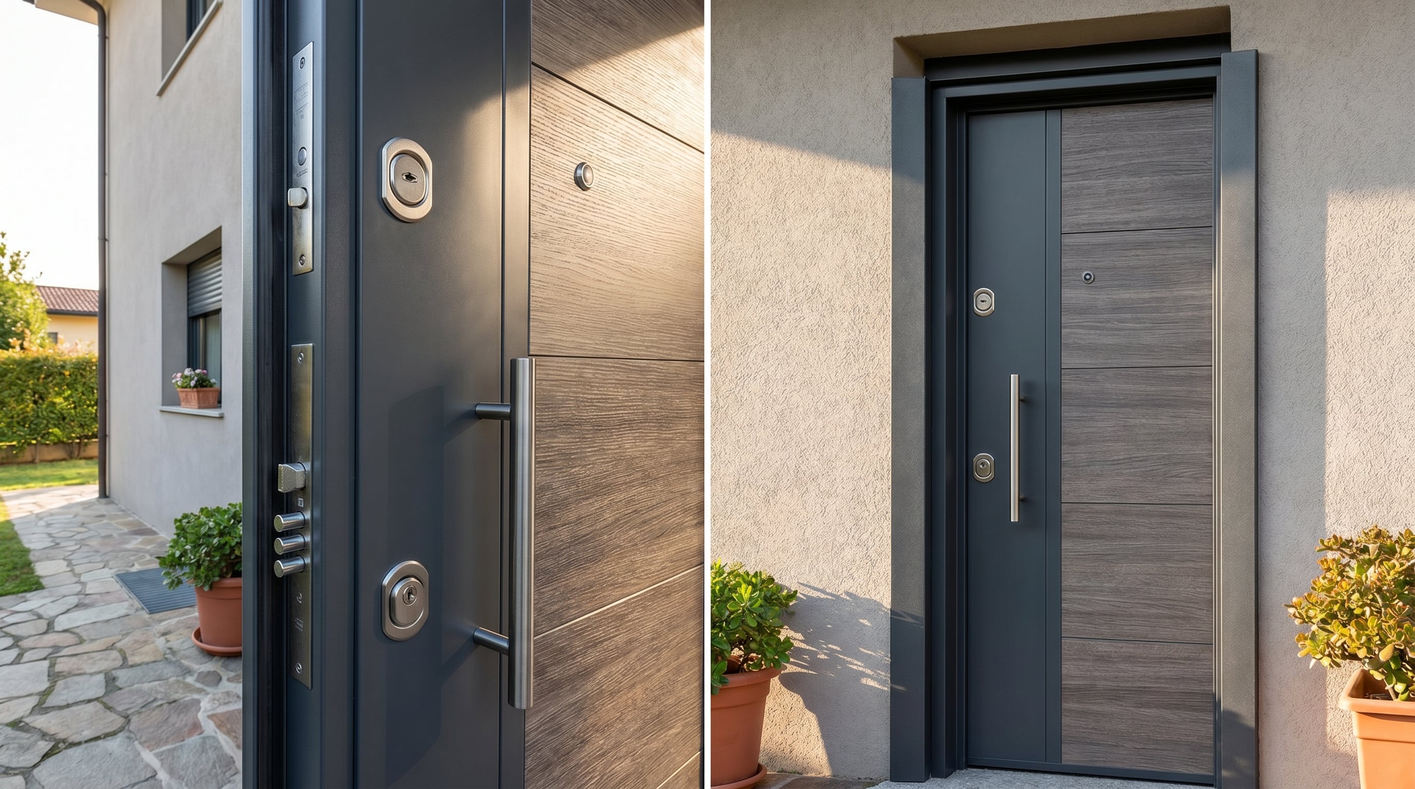 Las puertas blindadas suman capas de acero, cierre multipunto y barrales de acero inoxidable para reforzar la seguridad (Imagen Ilustrativa Infobae)