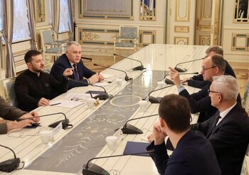 El presidente de Ucrania, VolodImir