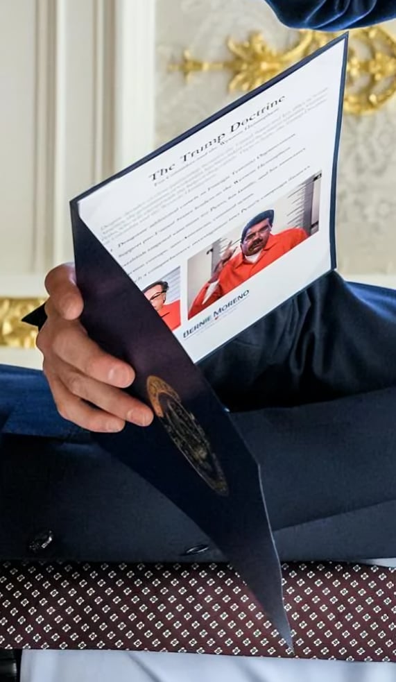 Este sería el documento en el que se especificaría la supuesta 'Doctrina Trump' contra el presidente de Colombia - crédito Casa Blanca