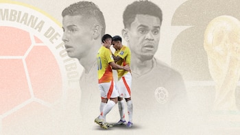 James Rodríguez y Luis Díaz