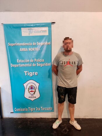 Marcial T. tras su arresto