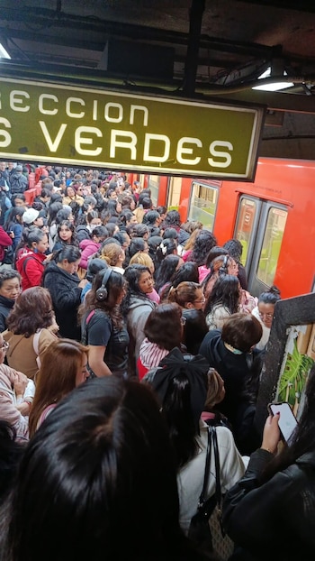 Avance en tiempo real de las diversas líneas de la red de transporte público capitalino.