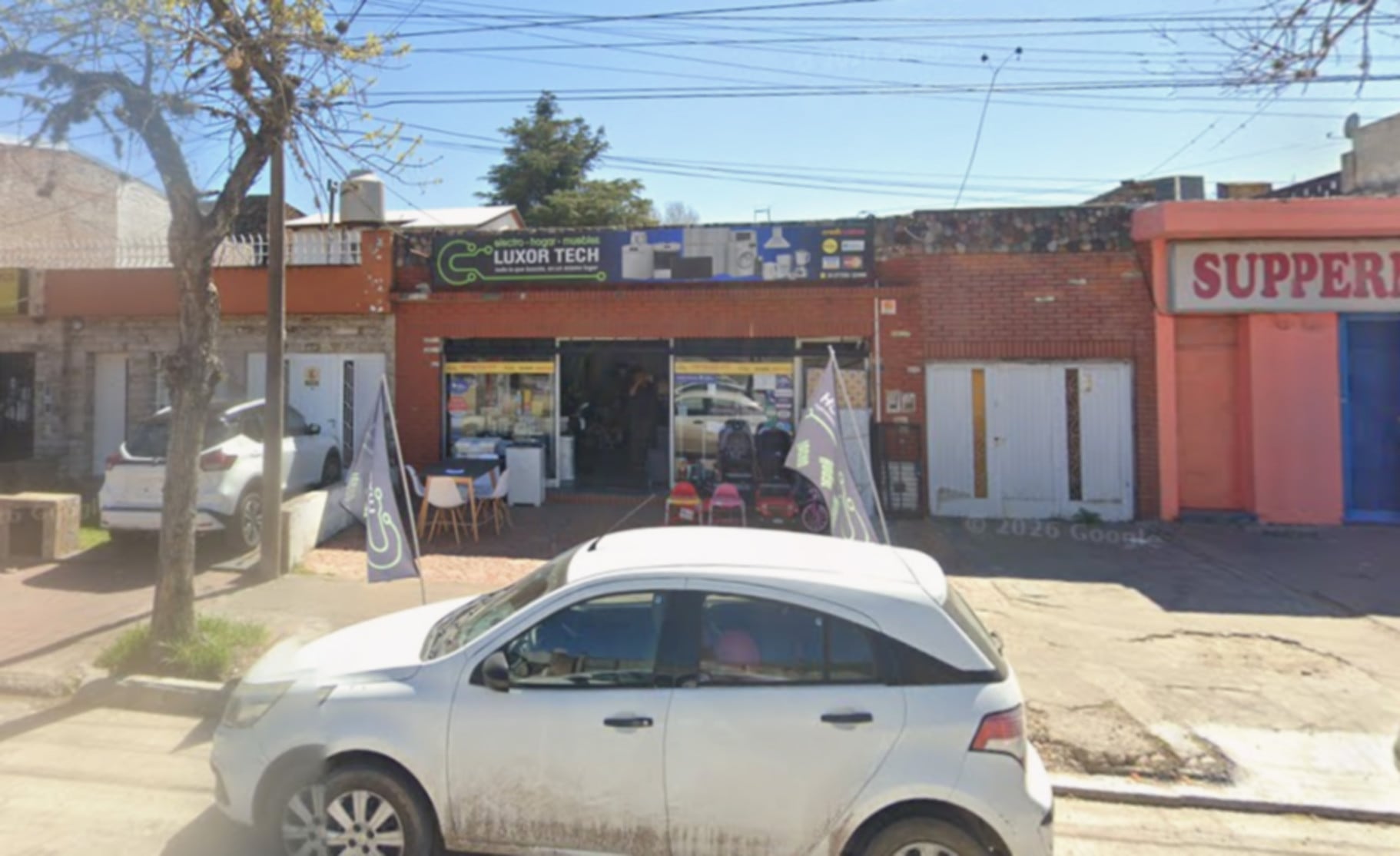 El comercio de tecnología y electrodomésticos Luxor Tech, ubicado en la ciudad de Rosario, fue objeto de un robo millonario ayer miércoles por la madrugada (Google Maps)