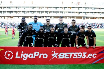 El once titular de LDU