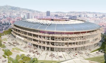 Maqueta del Nuevo Camp Nou