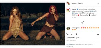 Shakira y Karol G confirmaron