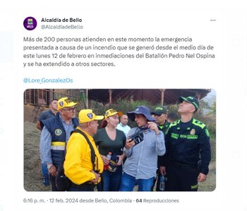 La Alcaldía de Bello anunció