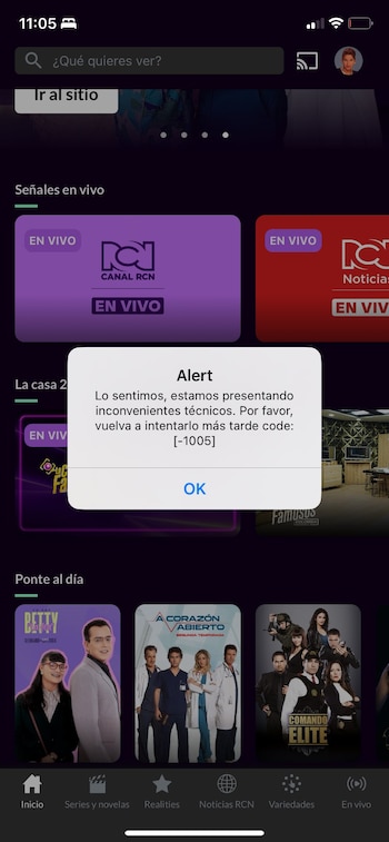 Televidentes se mostraron molestos por