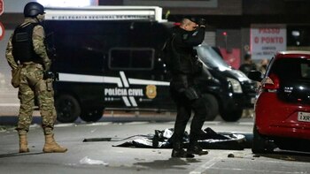 Escenas posteriores al atraco (EFE)