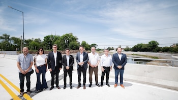 Kicillof inauguró un puente sobre