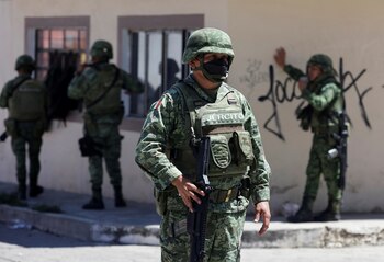 Members of the Mexican army