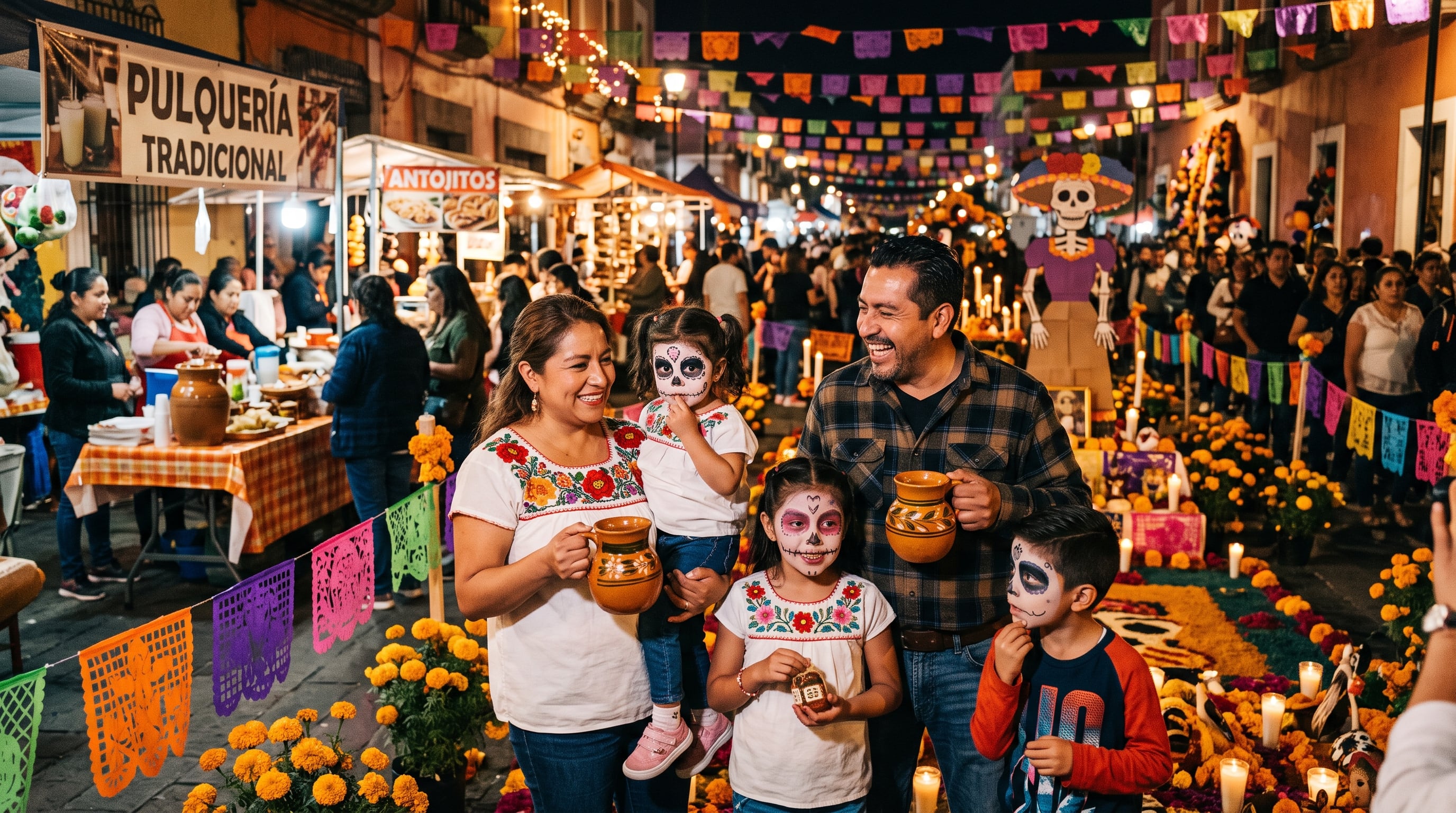 El Centro Histórico de Xochimilco recibe durante cinco días una celebración de Día de Muertos con venta de pulque tradicional, ofrendas y artesanías. (Imagen Ilustrativa Infobae)