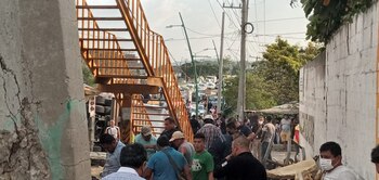 Se reportó volcadura de tráiler