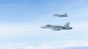 Dos F-18 estadounidenses se estrellan tras colisionar en pleno vuelo durante una exhibición en Idaho (EEUU)