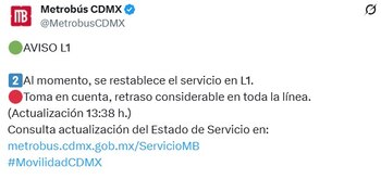 X; metrobús cdmx