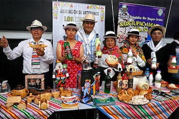 Delegaciones de Junín exhiben productos