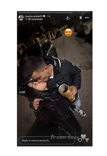 Marcos Acuña y Julia Silva: