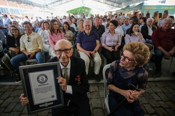 Walter Orthmann festejó su logro