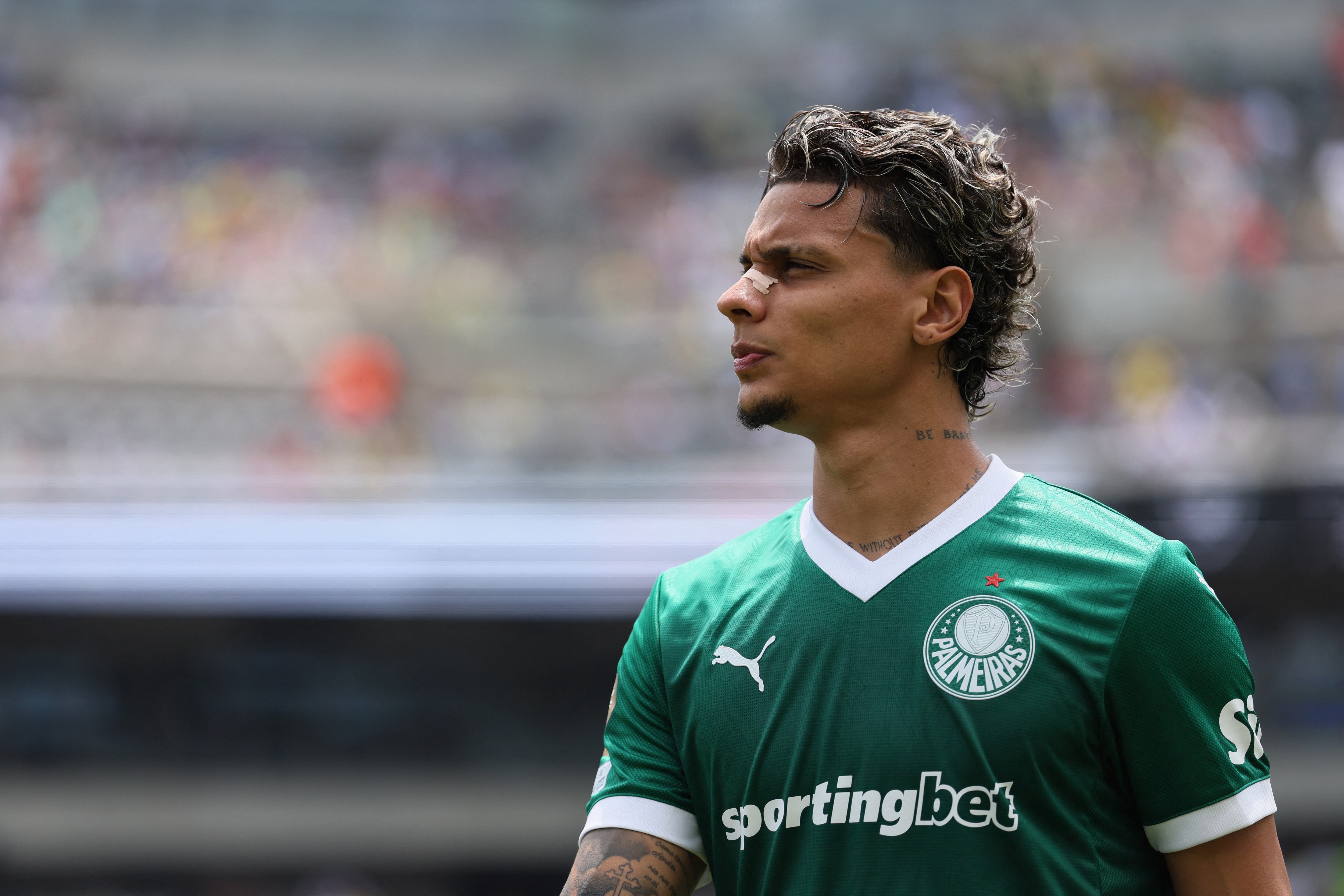 La última actuación destacada de Richard Ríos con el Palmeiras fue en el Mundial de Clubes 2025, llegando a los cuartos de final - crédito Caean Couto/IMAGN IMAGES vía Reuters