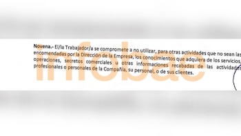 Claúsula de confidencialidad de una