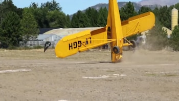 Video: una avioneta se accidentó