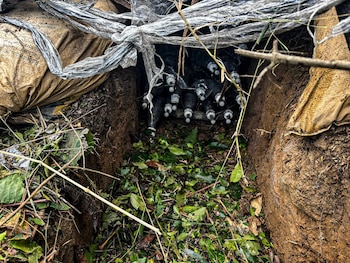 Las Fuerzas Militares de Colombia confiscaron más de 300 granadas adaptadas para drones, afectando severamente la capacidad aérea del ELN - crédito prensa Fuerzas Militares