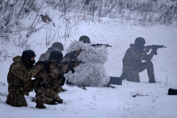 Miembros del Batallón Siberiano del