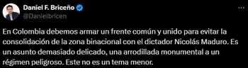 Pronunciamiento de Daniel Briceño -