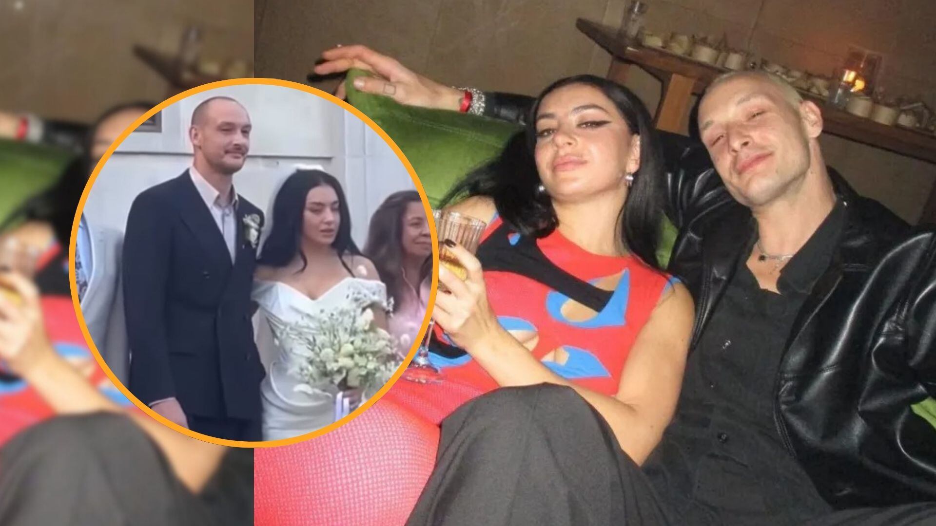 Dua Lipa sigue los pasos de su amiga Charli XCX: primero una ceremonia íntima en un registro civil de Londres y luego una gran celebración en Sicilia (Instagram/Captura de video)