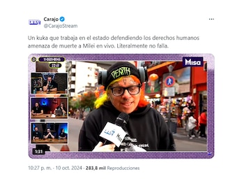 El joven que fue despedido