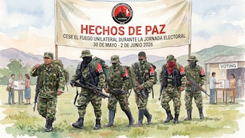ELN anunció cese al fuego para el fin de semana de elecciones: será del 30 de mayo al 2 de junio