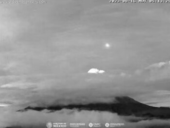 Una extraña luz pasó por