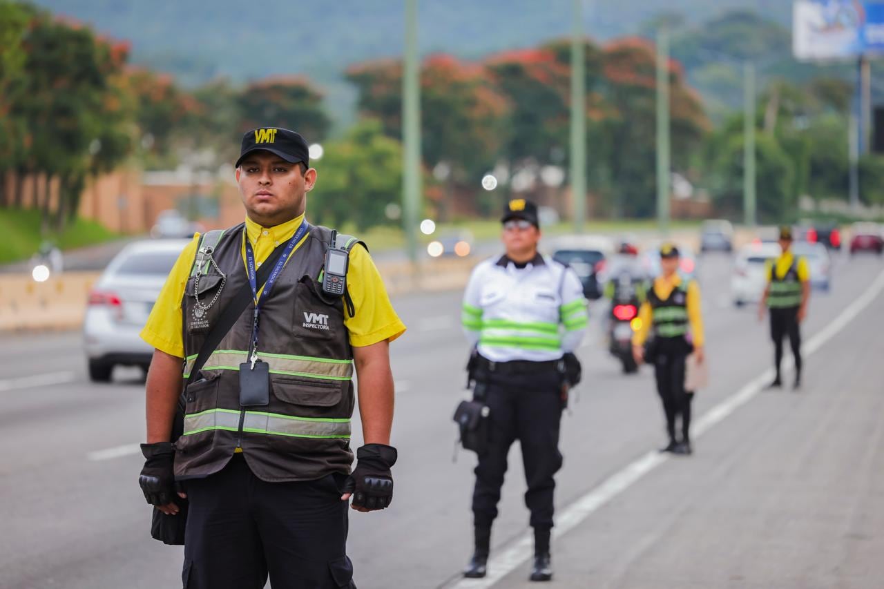 Inspectores del Viceministerio de Transporte despliegan controles en carretera para verificar el cumplimiento de los horarios de circulación y la documentación de las flotas pesadas (Cortesía: Secretaría de Prensa).