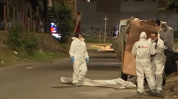 El Cuerpo Técnico de Investigación realizó el levantamiento del cuerpo y acordonó la vía durante cerca de dos horas - crédito captura de pantalla Citytv