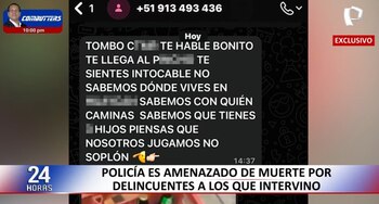 “Sabemos dónde viven tus hijos”: