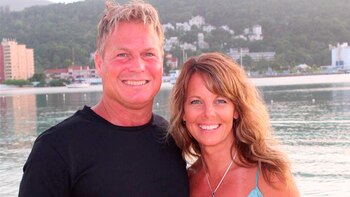 Susana junto a su marido,