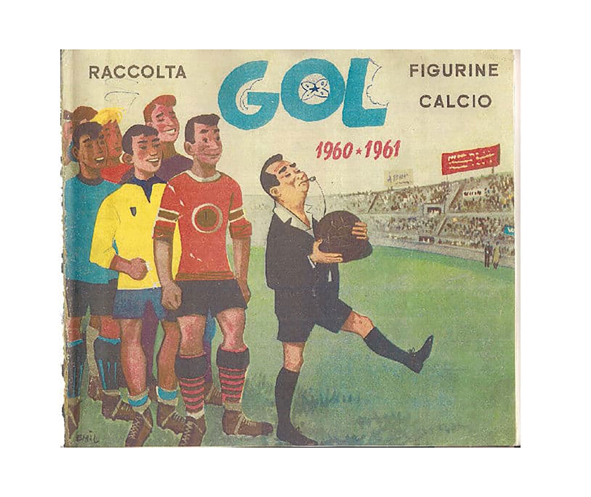 Nannina, la casa de fabricación de figuritas que en 1960 fue comprada por los hermanos Panini. Su Colección Gol de 1961 traía cromos gigantes