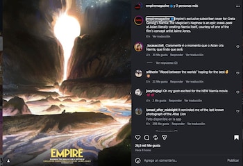 Se mostró cómo luce parte del reino de Narnia en la siguiente película.