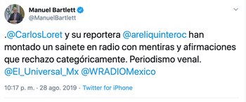 Así se defendió Bartlett de