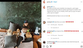 Greeicy Rendón posando con su