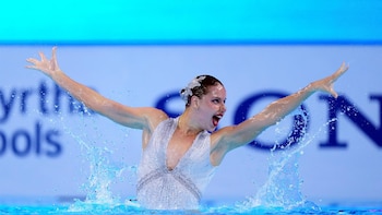 Iris Tió se cuelga la medalla de oro en solo técnico del Europeo de París