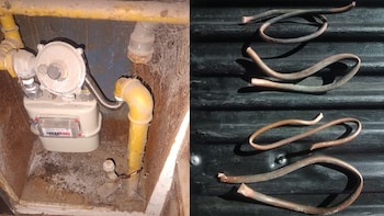 Tres hombres fueron detenidos en Córdoba por robar caños de bronce y cables de fibra óptica