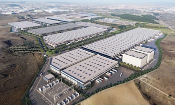 Proyecto del futuro complejo logístico de Valdemoro