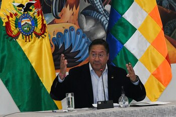 El presidente de Bolivia, Luis