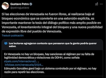 El presidente Gustavo Petro señaló