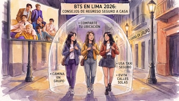 BTS en Lima 2026: consejos de seguridad para evitar robos antes, durante y después del concierto si vas sola o acompañada