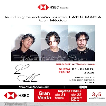 Cartel oficial. (Ocesa)