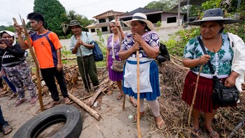Seguidores del ex presidente Evo