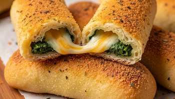 Fingers salados de avena, espinaca y queso: snack nutritivo, bajo en grasas y rico en fibra