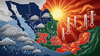 Clima extremo hoy: Onda tropical 24 provocará lluvias intensas en 18 estados, mientras ola de calor persiste al norte con hasta 45 °C
